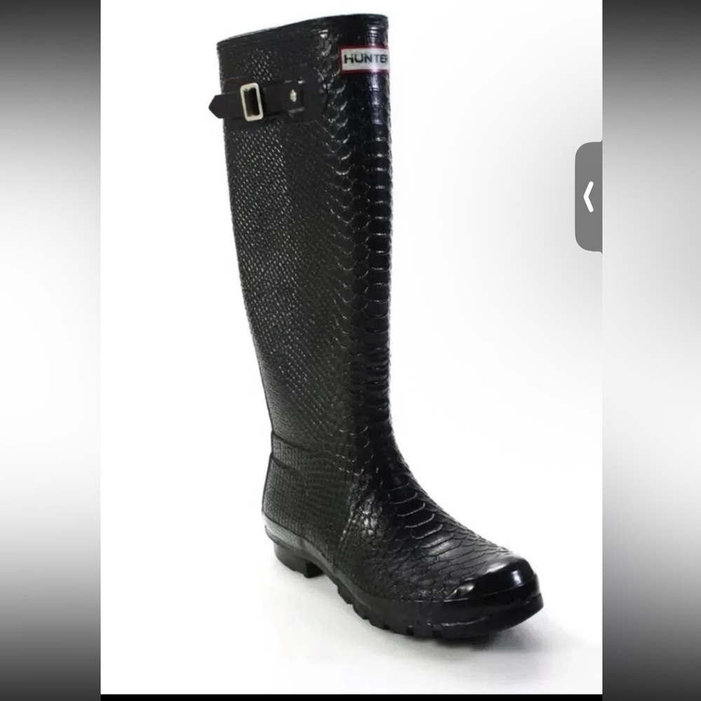 Hunter black boots - Picture 2 of 7
